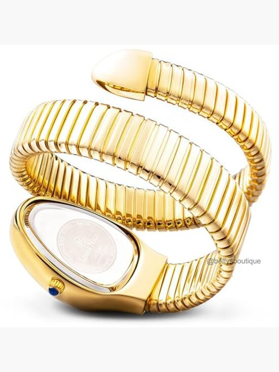 Snake Face Watch Women Waterproof Steel Dress Wrist Watch main image 6